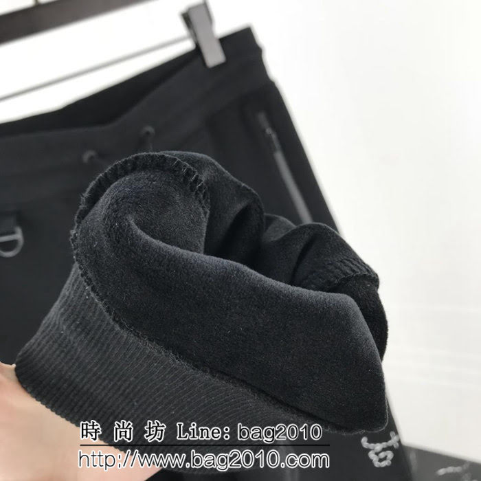 Y-3山本耀司 18年秋冬新款 休閒保暖 男款加絨衛褲 ydi1841